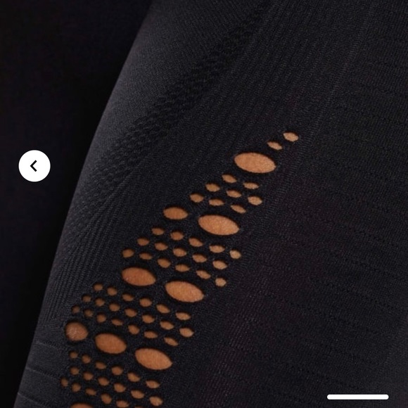Gymshark Energy seamless blk crop leggings size xs - Picture 8 of 8